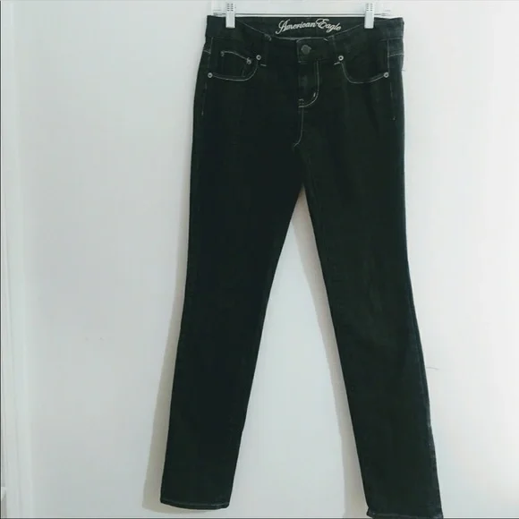 American Eagle dark wash skinny jeans - Picture 2 of 7